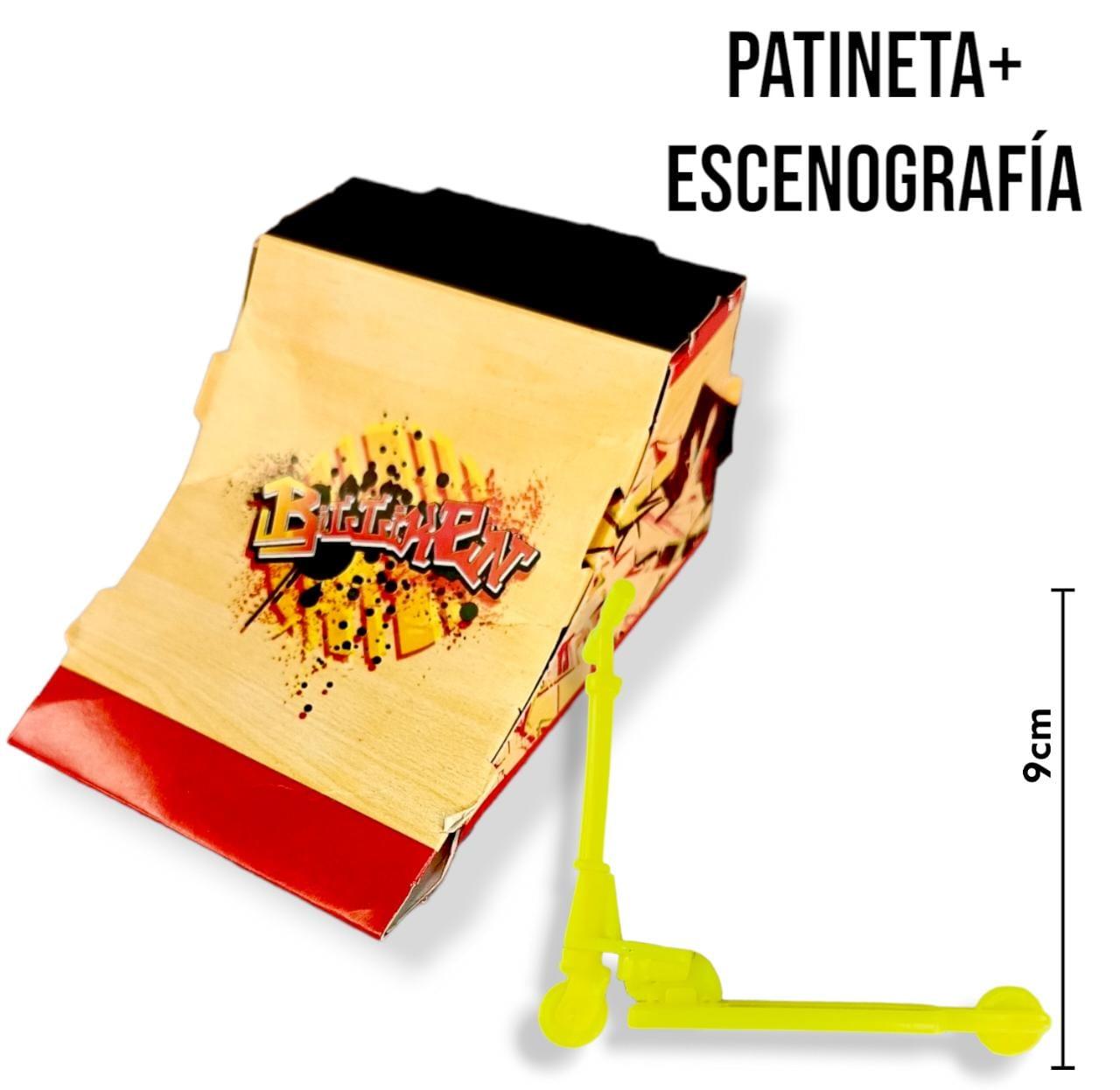 PATINETA Y ESCENARIOS - COLECIONABLES  GRANDE